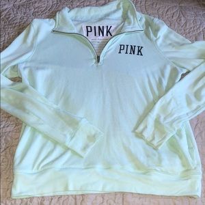 Pink half zip